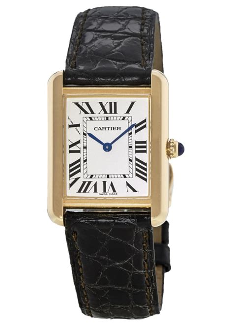 cartier tank solo ladies watch.